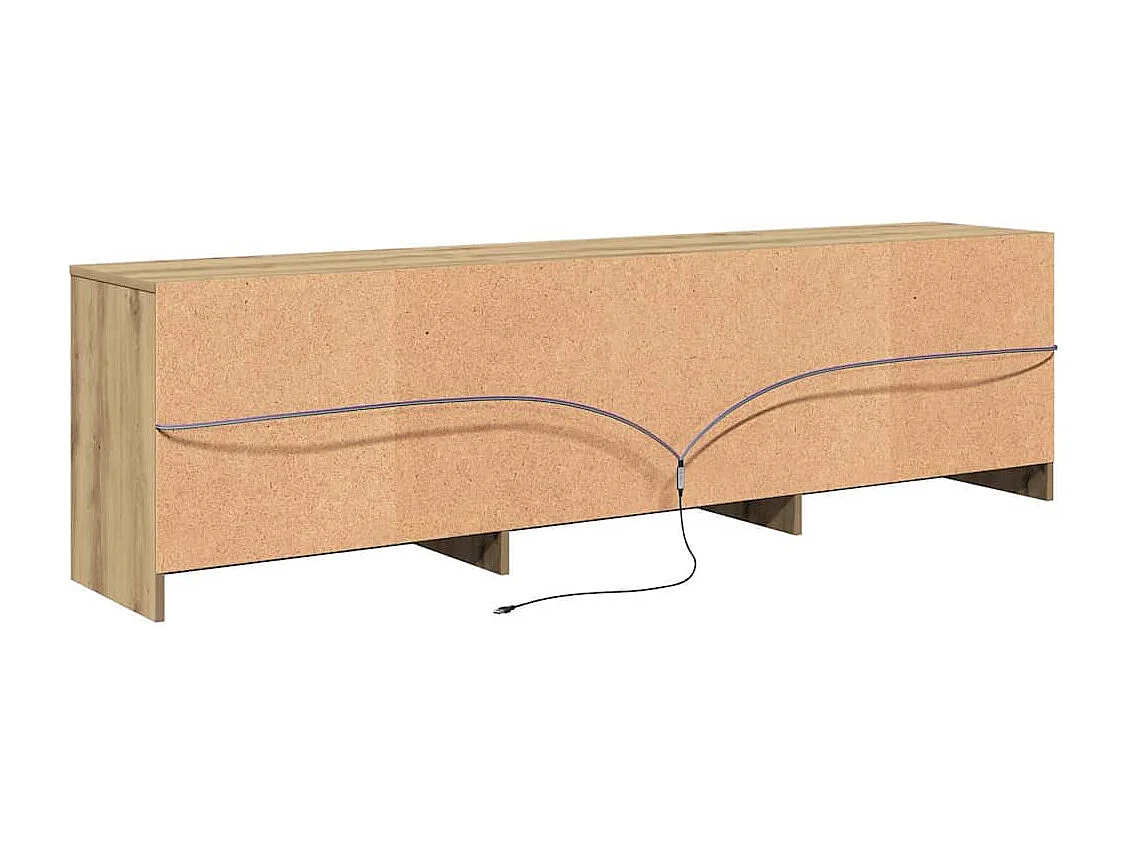 Gabinete para TV Castanho 181 x 34 x 50 cm Madeira processada