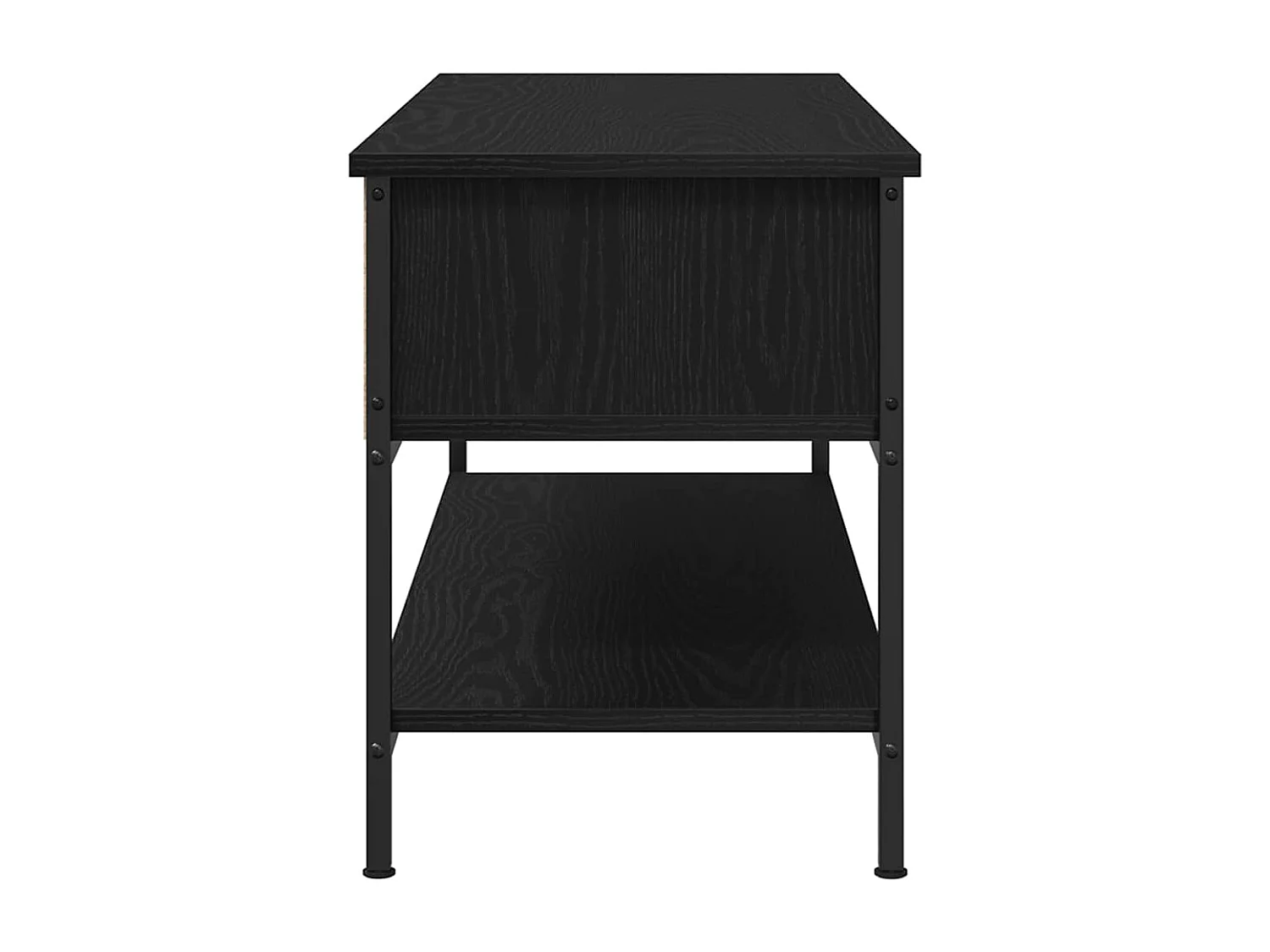 Meuble TV Chêne noir 100 x 35 x 45 cm Bois d'ingénierie