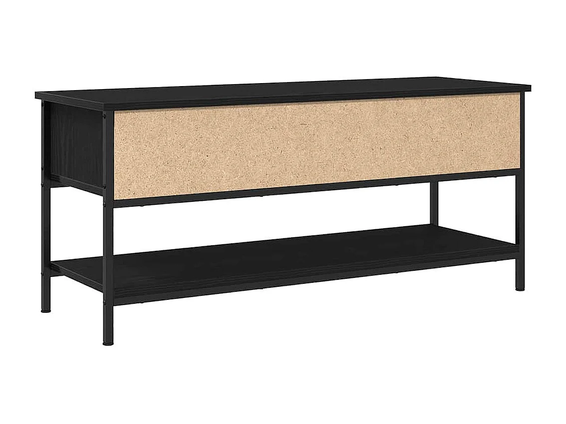 Meuble TV Chêne noir 100 x 35 x 45 cm Bois d'ingénierie