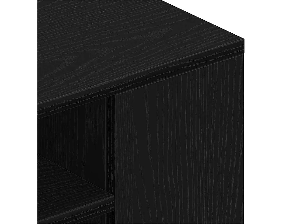 Meuble TV Noir 100 x 30 x 26,5 cm Bois d'ingénierie