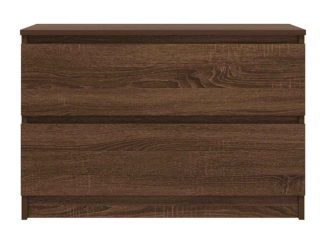 Meuble TV chêne marron 80x35x54 cm bois d'ingénierie