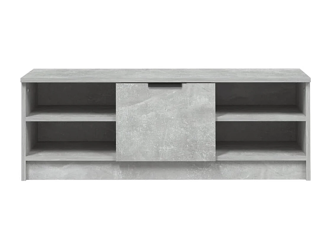 Mueble de TV madera contrachapada gris hormigón 102x35,5x36,5cm
