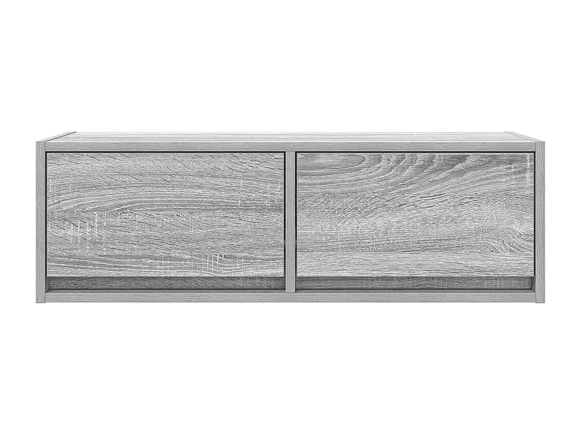 Móvel de TV 80x31x25,5 cm derivados de madeira sonoma cinzento