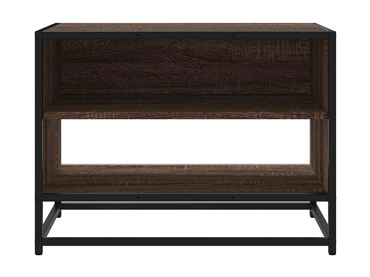 Móvel TV 61x40x46 cm derivados madeira/metal carvalho castanho