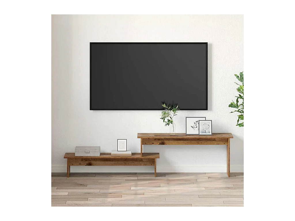Meuble TV Bois ancien 180 x 30 x 43 cm Bois d'ingénierie