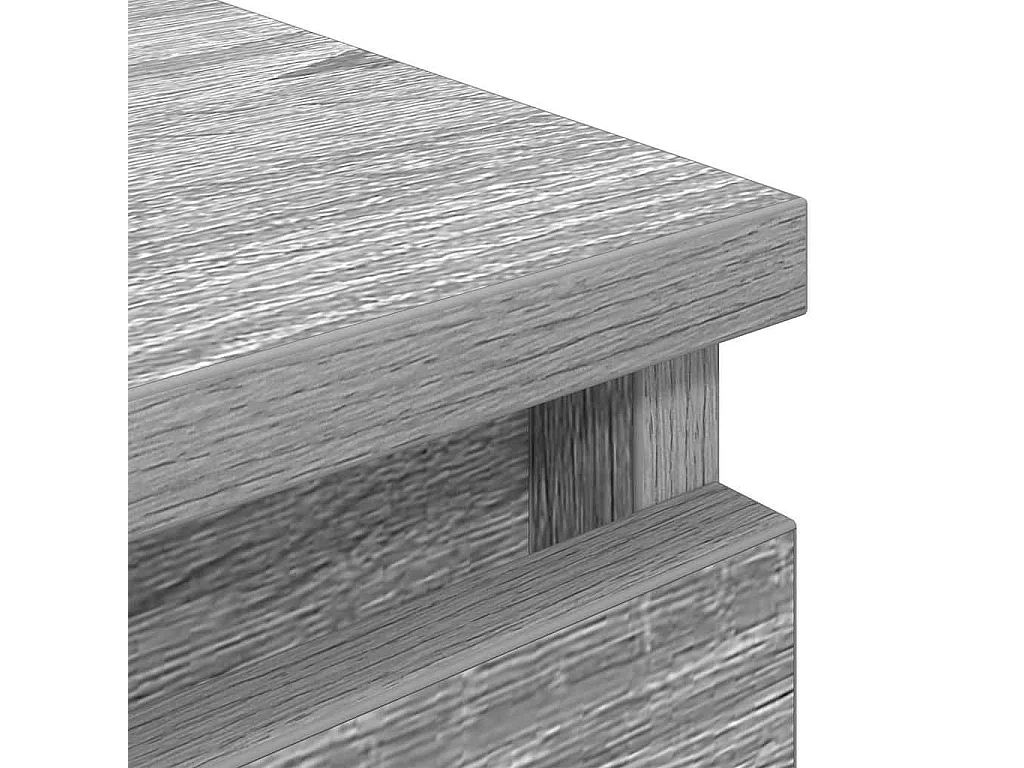 Meuble TV sonoma gris 40x35x54 cm bois d'ingénierie