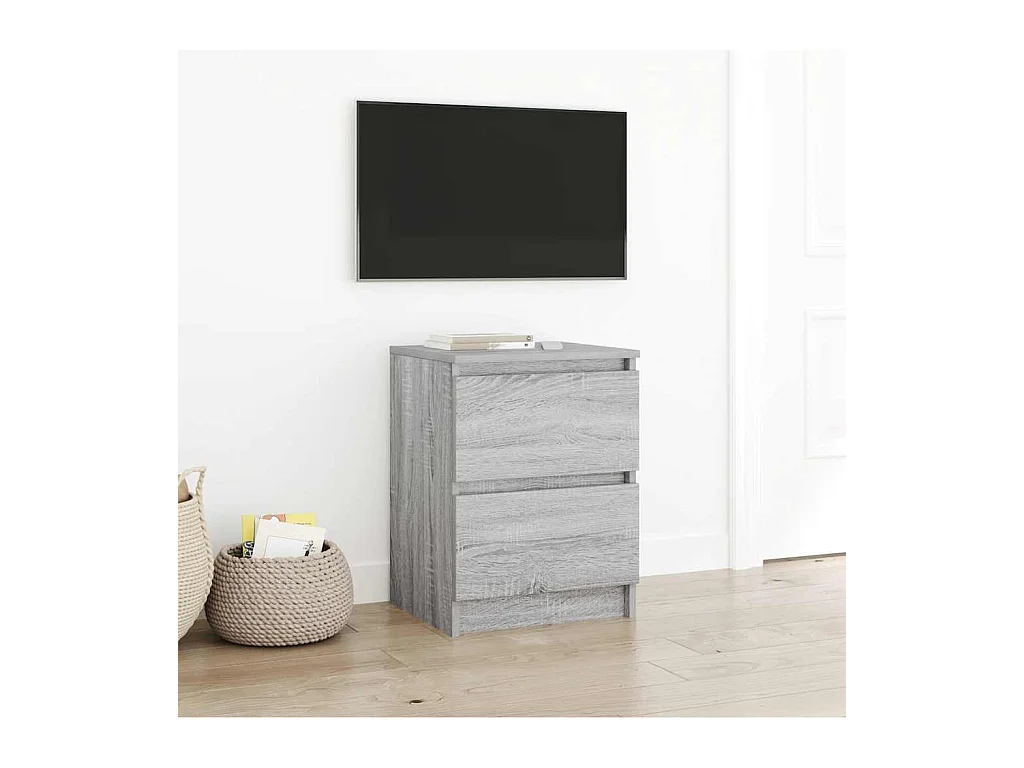 Móvel de TV 40x35x54 cm derivados de madeira cinzento sonoma