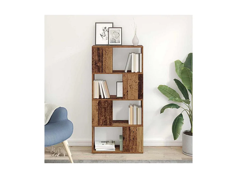 Centro de Entretenimento Castanho 60 x 24 x 124 cm