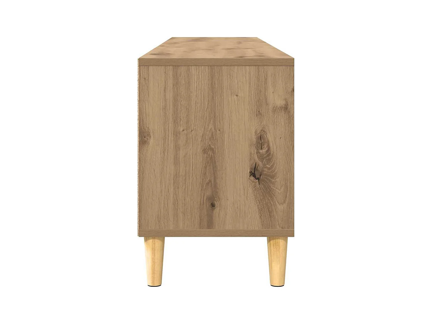 Meuble TV chêne artisanal 150 x 30 x 45 cm Bois d'ingénierie