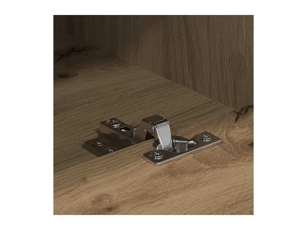 Meuble TV chêne artisanal 150 x 30 x 45 cm Bois d'ingénierie