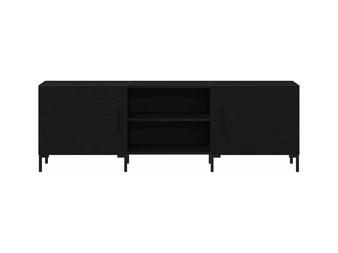 Meuble TV Chêne noir 150 x 30 x 50 cm Bois d'ingénierie