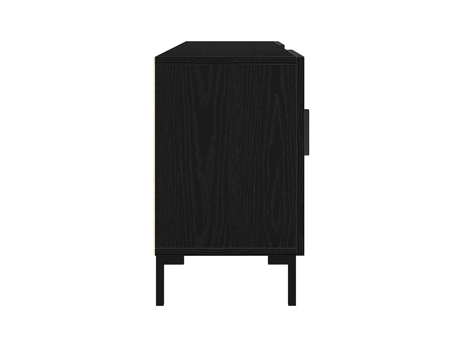 Meuble TV Chêne noir 150 x 30 x 50 cm Bois d'ingénierie