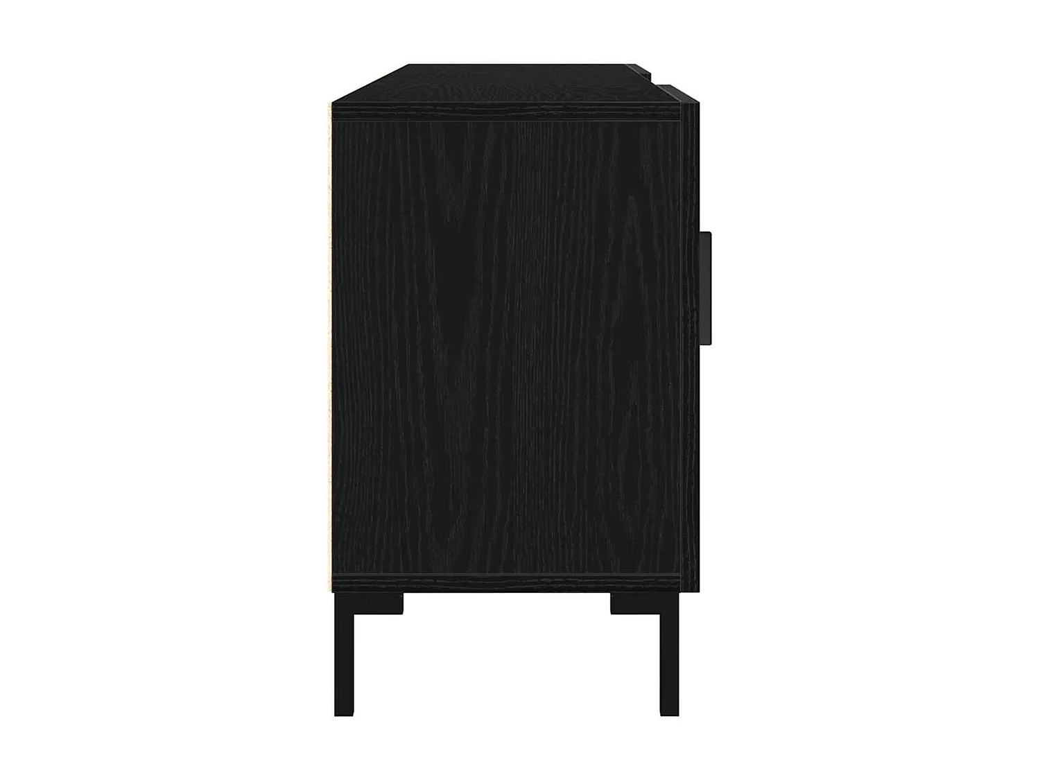 Gabinete para TV Carvalho preto 150 x 30 x 50 cm