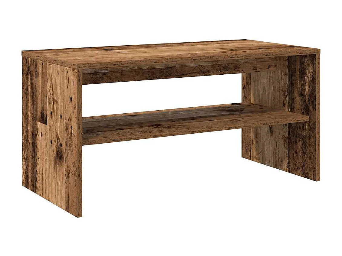 Mueble para TV madera contrachapada envejecida 80x40x40 cm