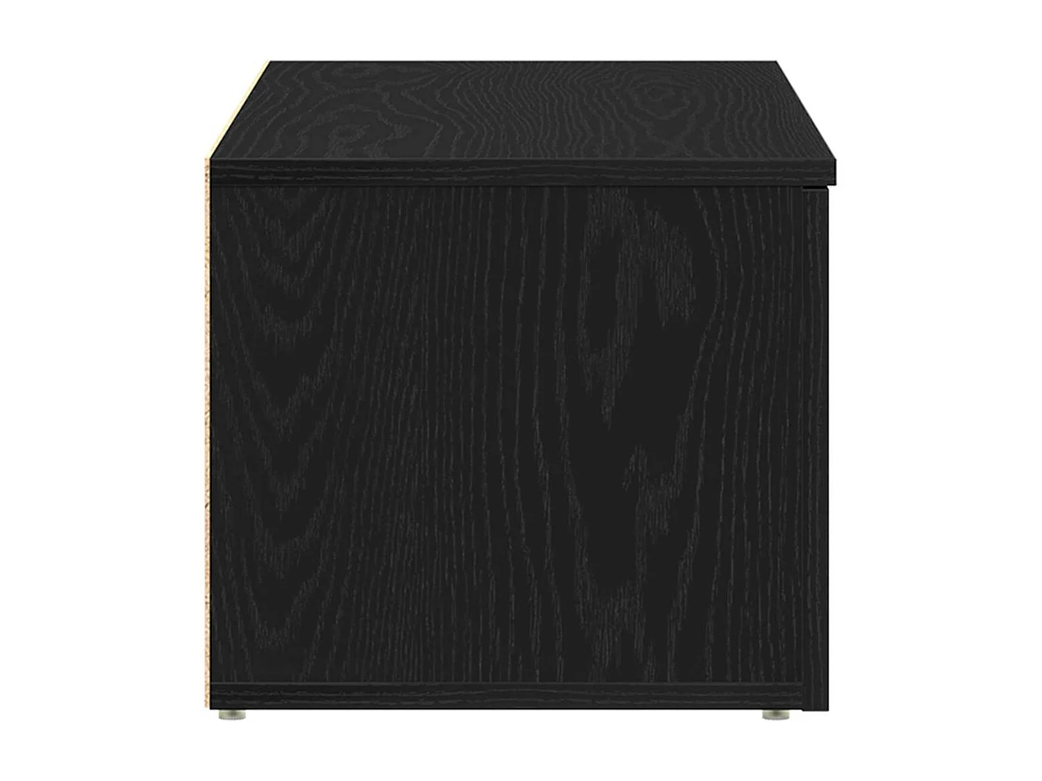 Meuble TV avec tiroir Noir 80 x 34 x 30 cm Bois d'ingénierie