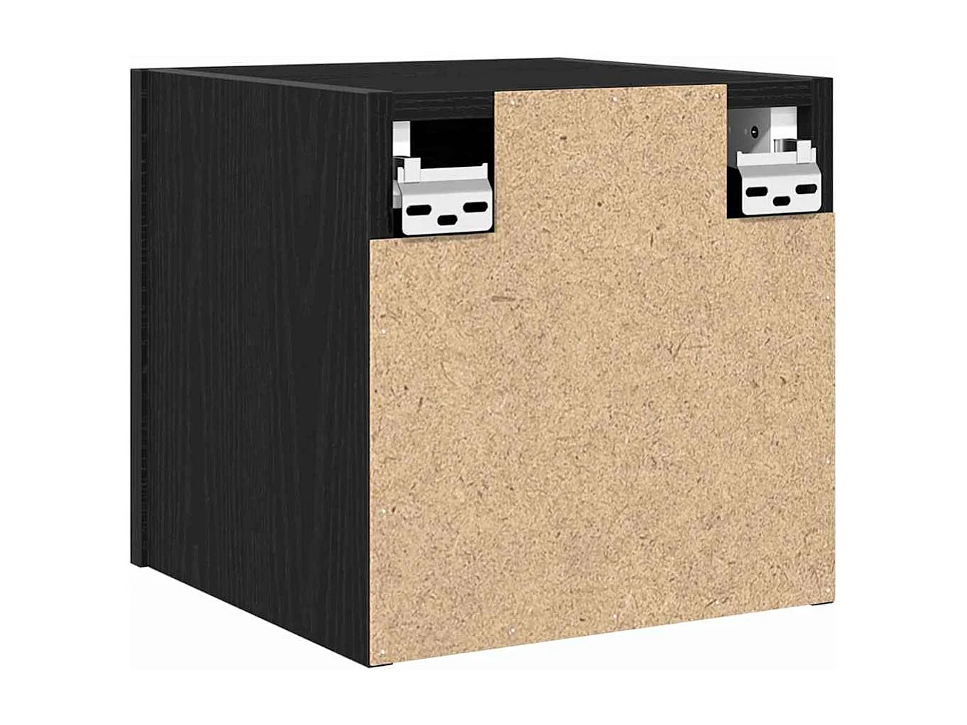 Meuble TV Noir 30.5 x 30 x 30 cm Bois d'ingénierie