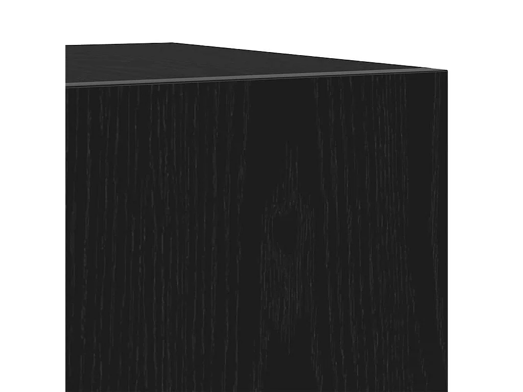 Meuble TV Noir 160 x 35 x 40 cm Bois d'ingénierie