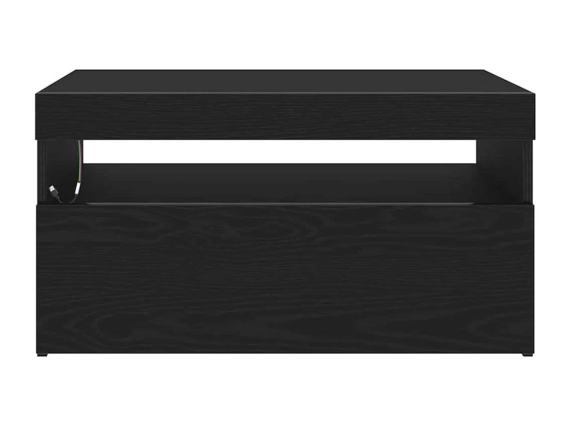 Meuble TV 2 pièces Noir 75 x 35 x 40 cm Bois d'ingénierie