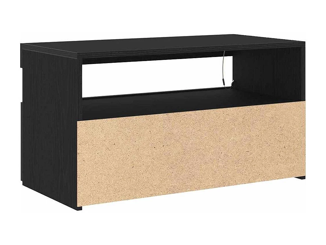 Meuble TV 2 pièces Noir 75 x 35 x 40 cm Bois d'ingénierie