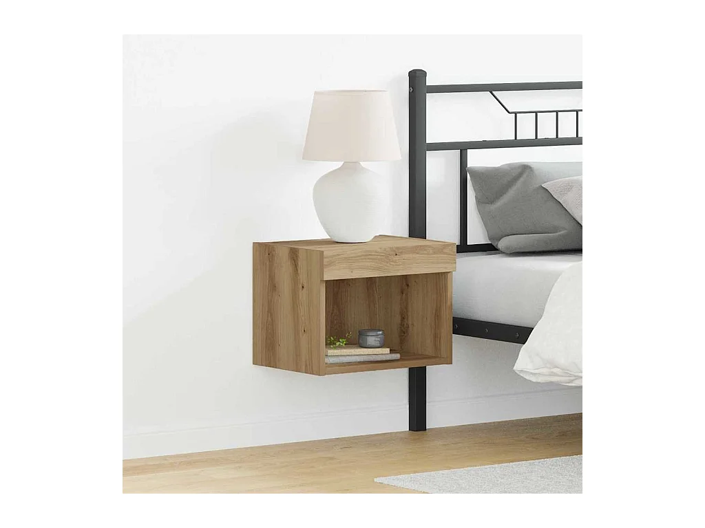 Meuble TV Chêne artisanal 40 x 30 x 30 cm Bois d'ingénierie