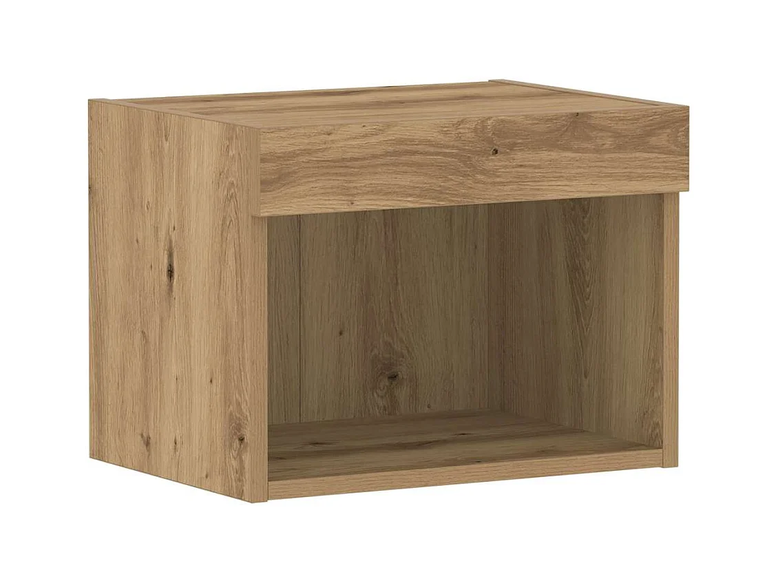 Meuble TV Chêne artisanal 40 x 30 x 30 cm Bois d'ingénierie