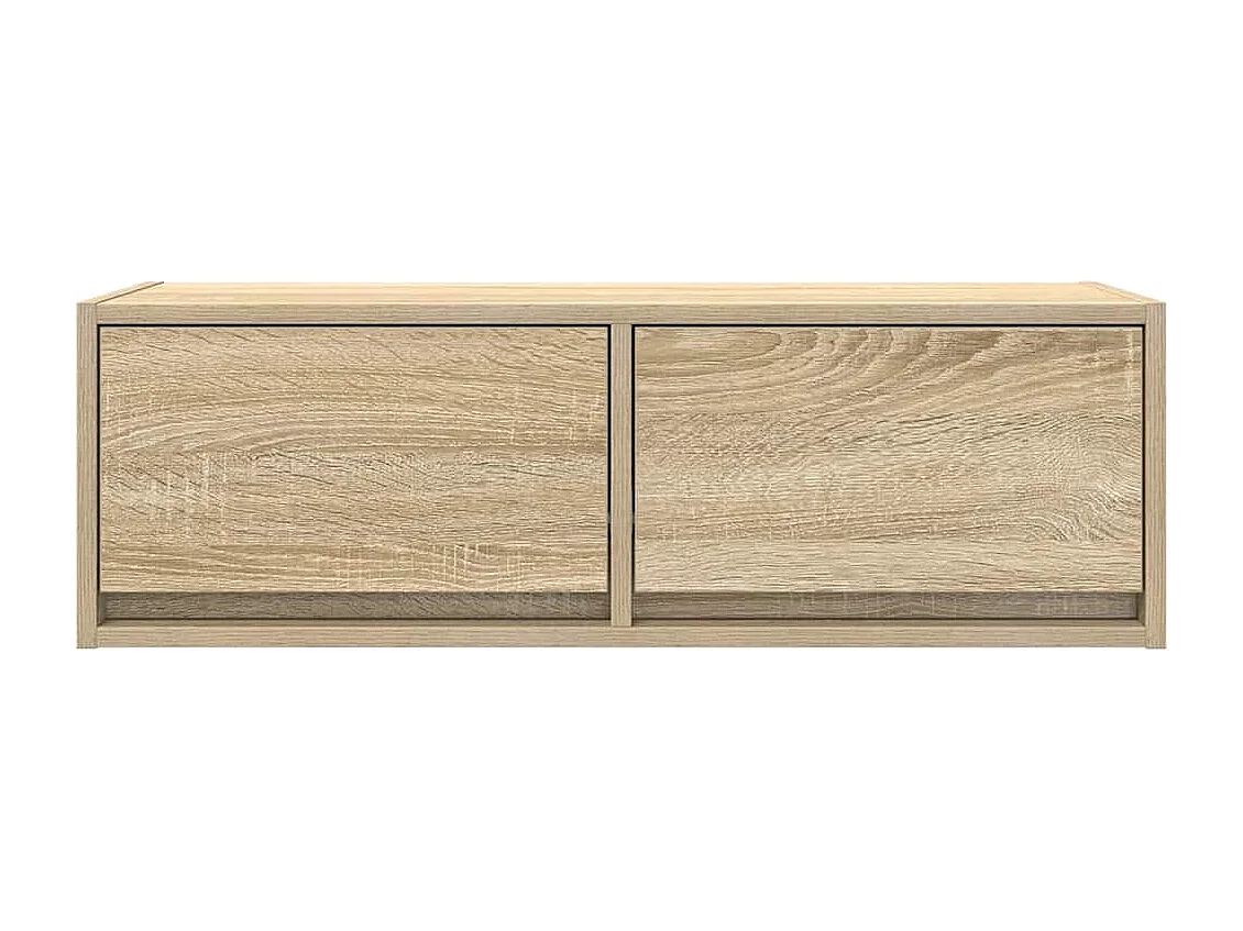 Meuble TV chêne sonoma 80x31x25,5 cm bois d'ingénierie