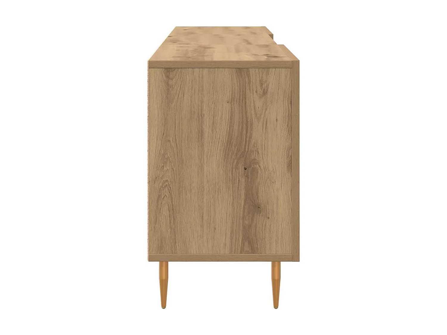 Meuble TV chêne artisanal 150 x 30 x 50 cm Bois d'ingénierie