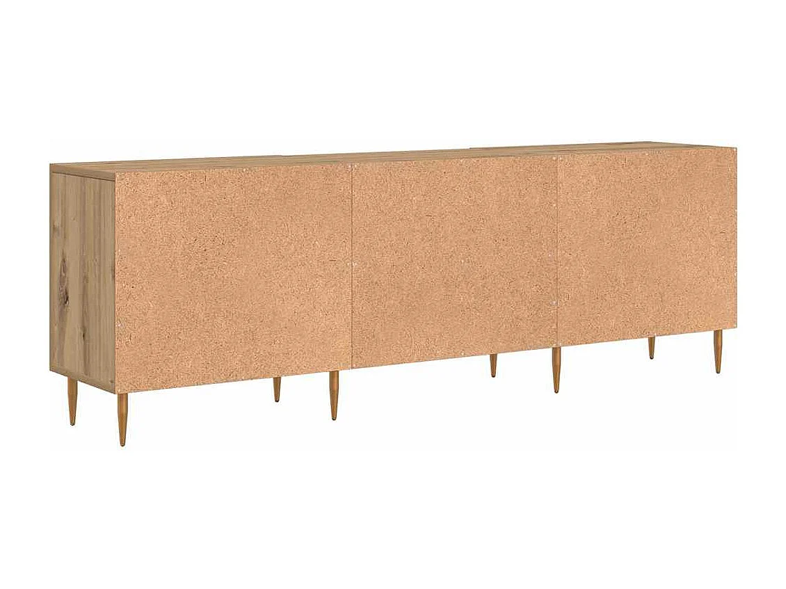 Meuble TV chêne artisanal 150 x 30 x 50 cm Bois d'ingénierie