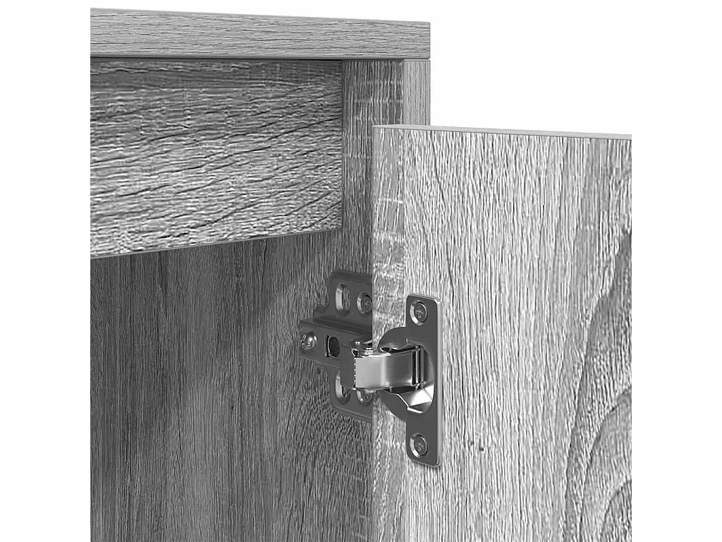 Meuble TV sonoma gris 188,5x41x50 cm bois d'ingénierie