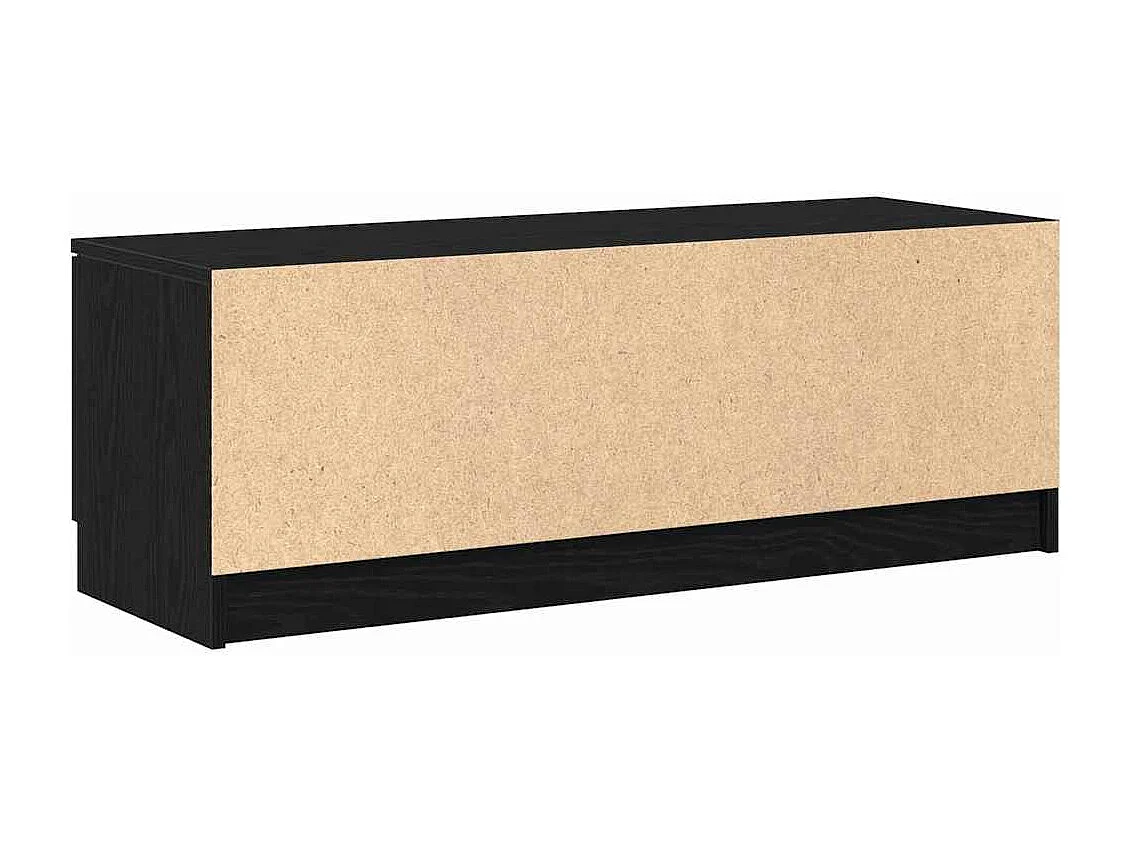 Meuble TV Chêne noir 102 x 35 x 36,5 cm Bois d'ingénierie