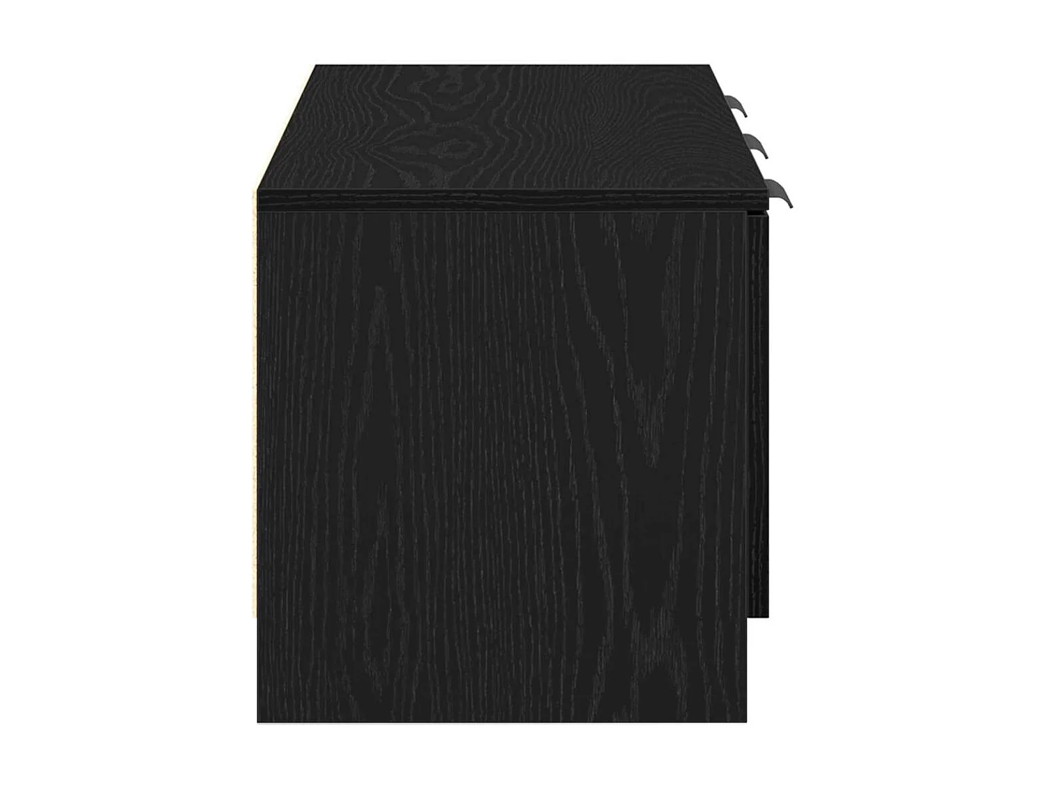 Meuble TV Chêne noir 102 x 35 x 36,5 cm Bois d'ingénierie