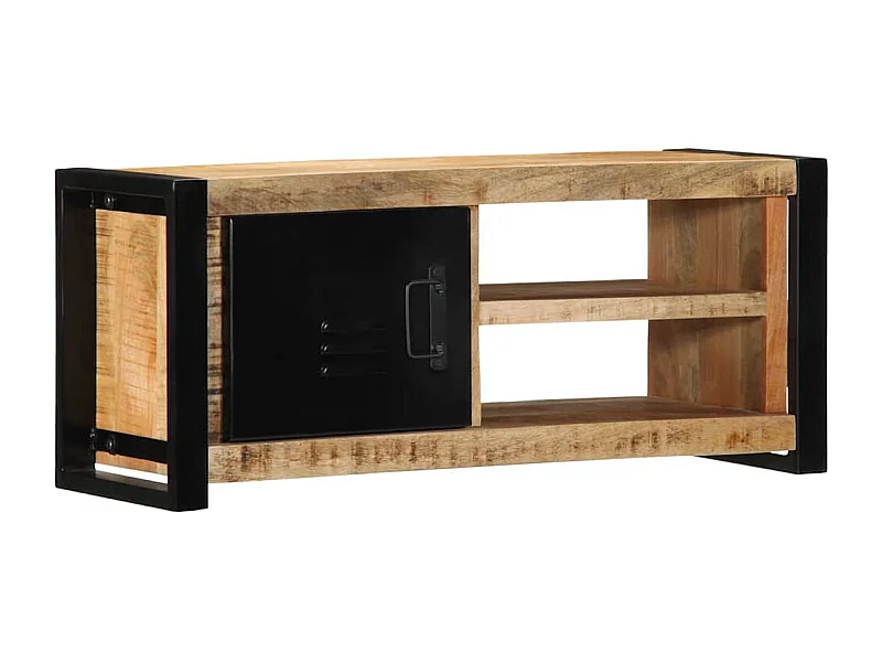 Móvel de TV 80x30x35 cm madeira mangueira áspera maciça