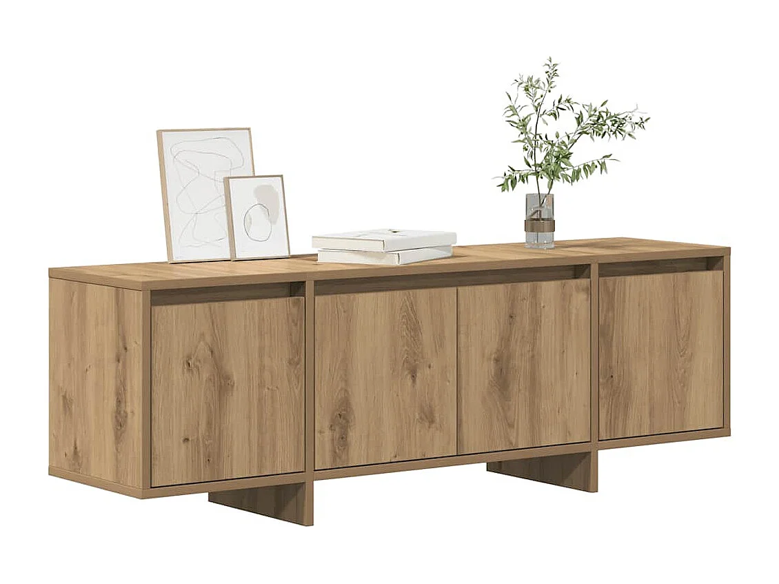 Móvel TV 120x30x40,5 cm derivados de madeira carvalho artisiano