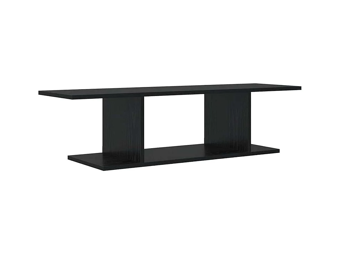 Meuble TV Noir 103 x 30 x 26,5 cm Bois d'ingénierie