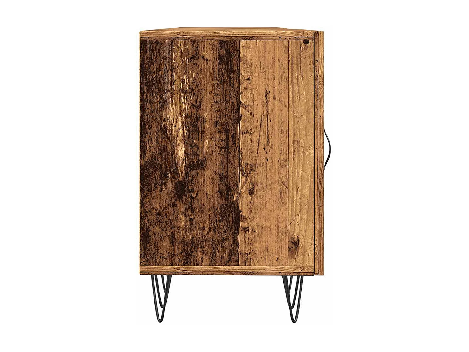 Mueble de TV madera de ingeniería envejecida 150x30x50 cm