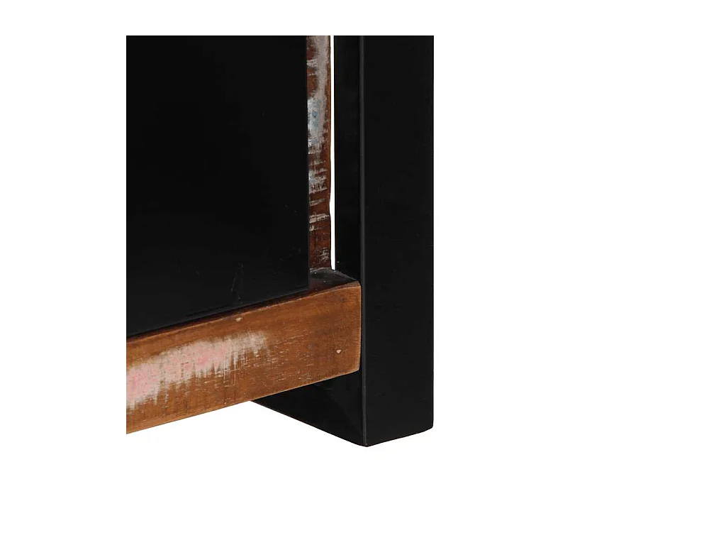 Meuble TV 100x30x35 cm bois de récupération massif