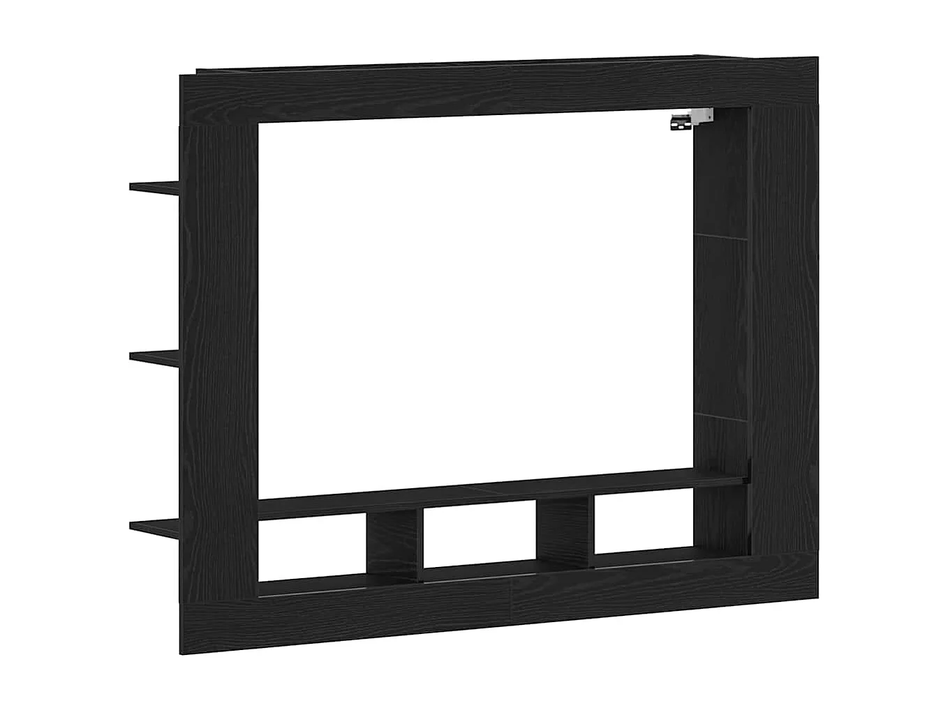 Gabinete para TV Carvalho preto 152 x 22 x 113 cm
