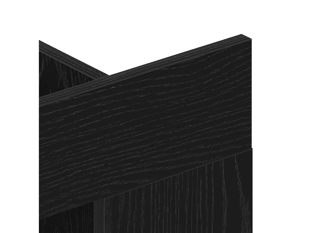 Gabinete para TV Carvalho preto 152 x 22 x 113 cm