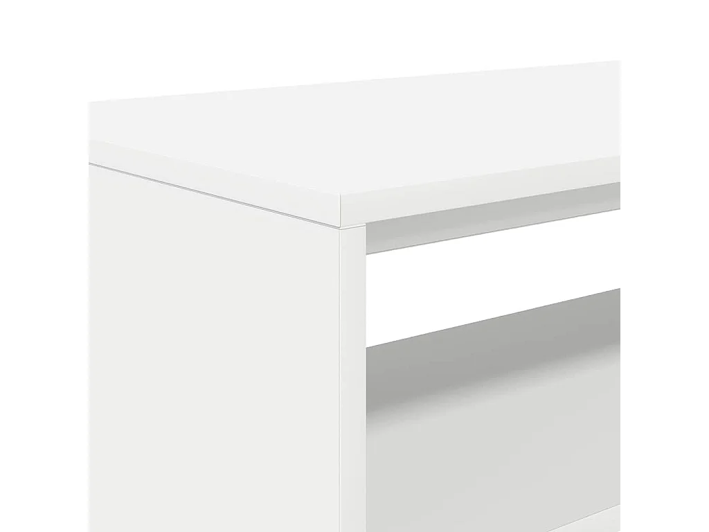 Meuble TV Blanc 80 x 40 x 40 cm Aggloméré