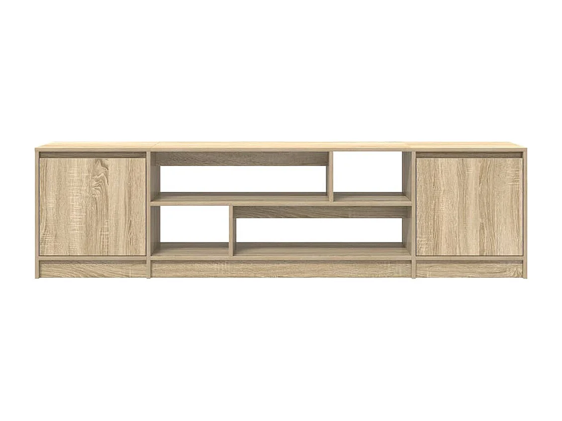 Meuble TV chêne sonoma 188,5x41x50 cm bois d'ingénierie