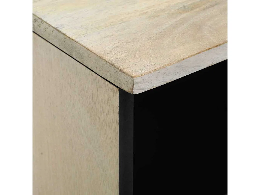 Meubles et étagères de rangement pour médias Blanc et Noir