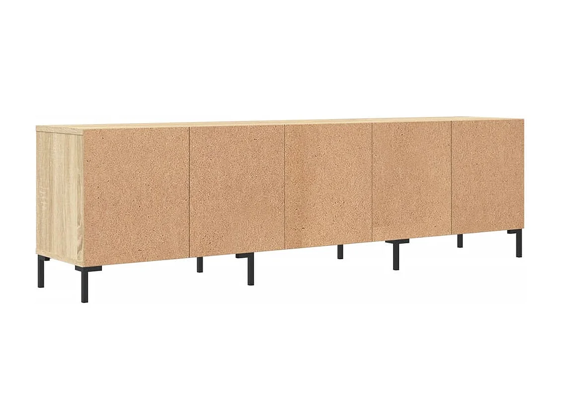 Meuble TV chêne sonoma 150x30x44,5 cm bois d'ingénierie