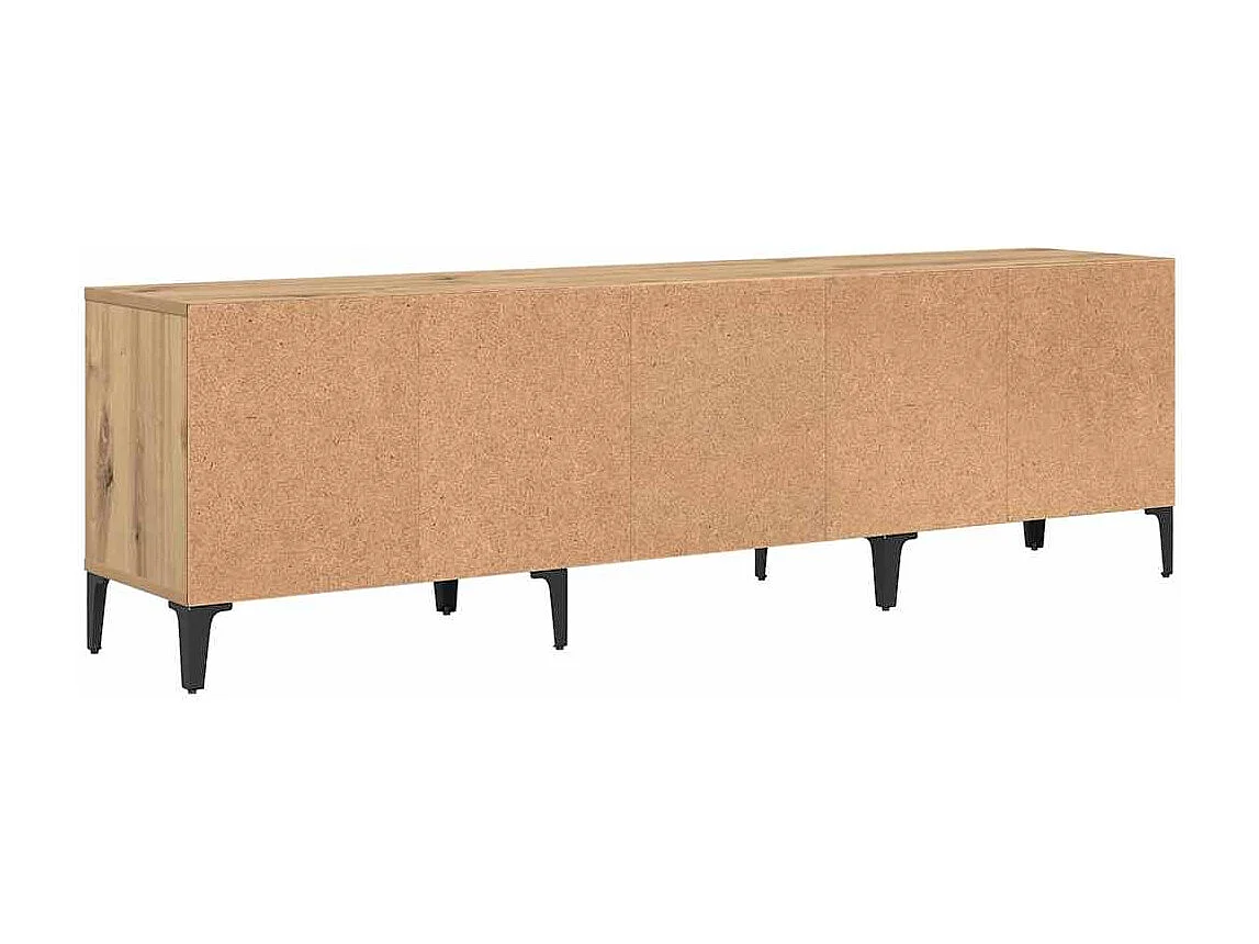 Meuble TV chêne artisanal 150 x 30 x 44.5 cm Bois d'ingénierie