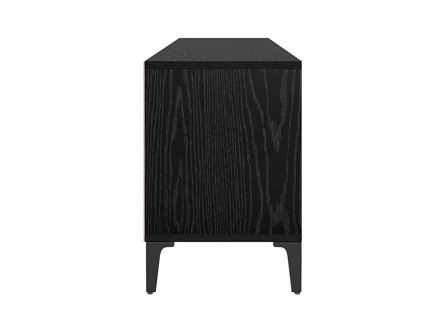 Meuble TV Chêne noir 150 x 30 x 44.5 cm Bois d'ingénierie