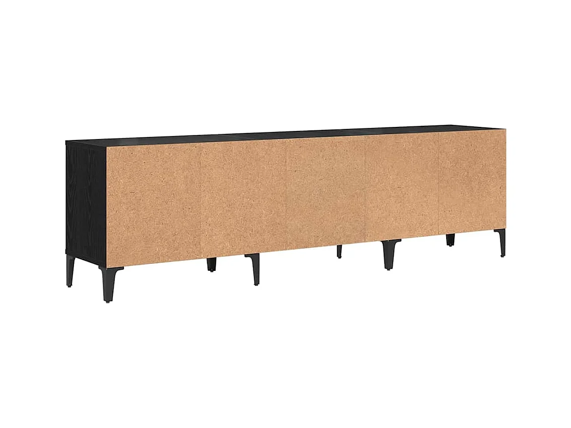 Meuble TV Chêne noir 150 x 30 x 44.5 cm Bois d'ingénierie