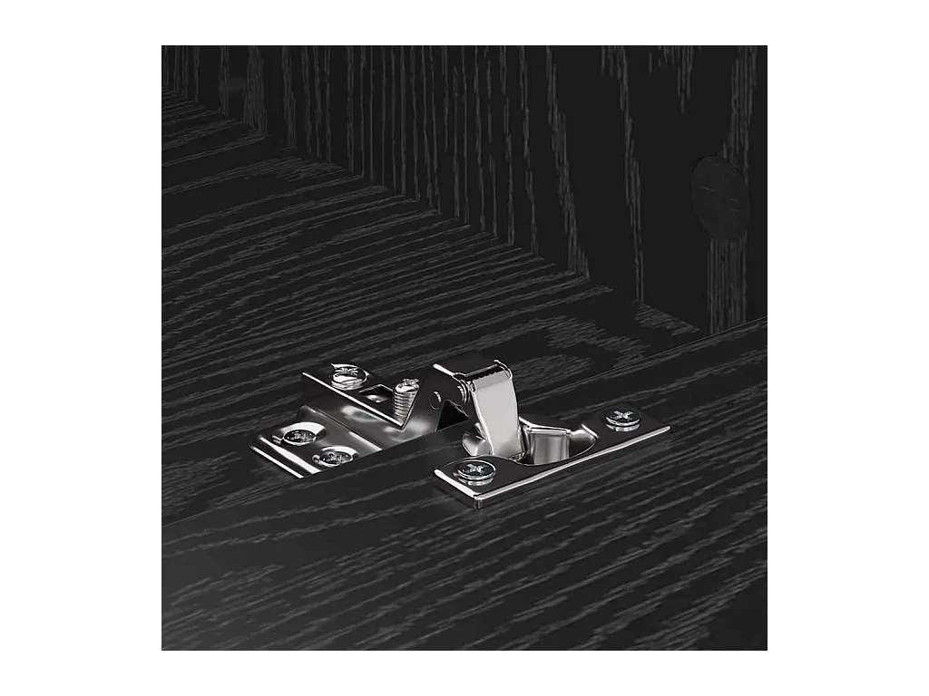 Meuble TV Chêne noir 150 x 30 x 44.5 cm Bois d'ingénierie