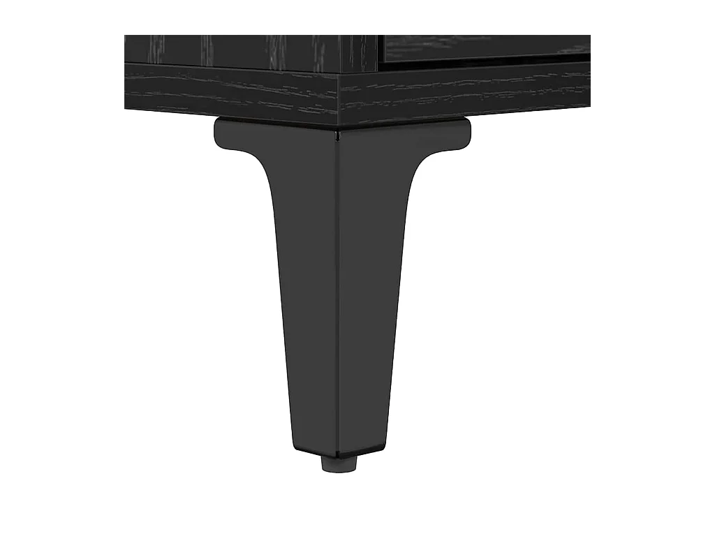 Meuble TV Chêne noir 150 x 30 x 44.5 cm Bois d'ingénierie