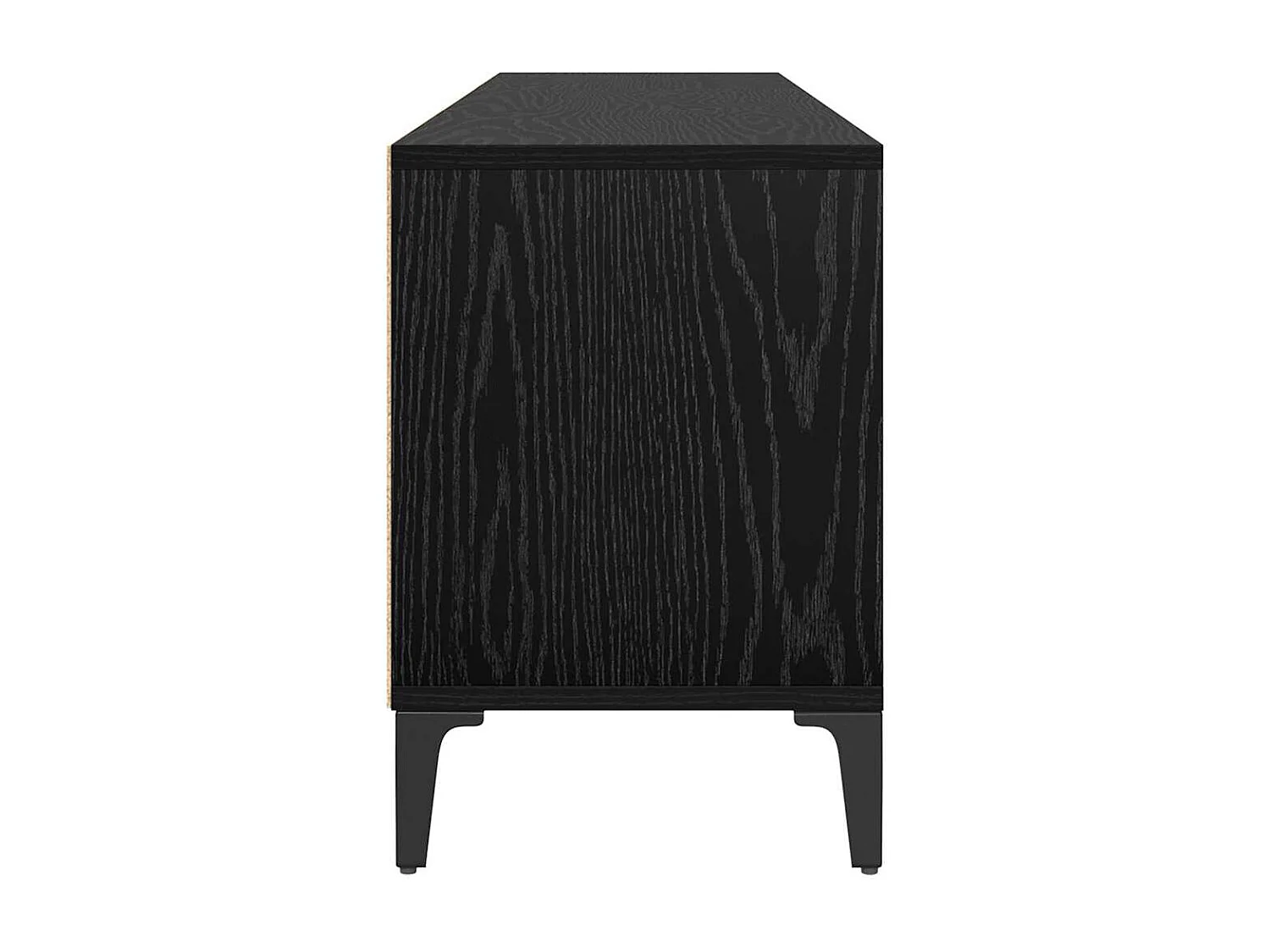 Meuble TV Chêne noir 150 x 30 x 44.5 cm Bois d'ingénierie