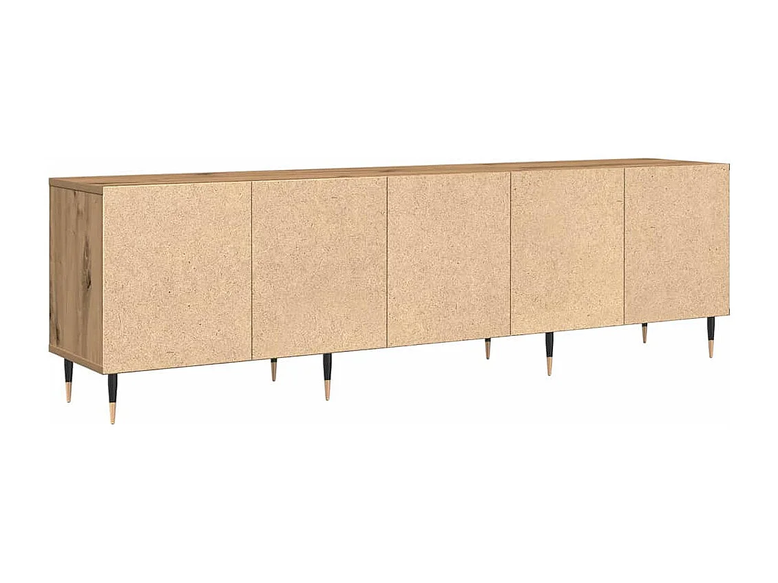 Gabinete para TV carvalho artisiano 150 x 30 x 44.5 cm