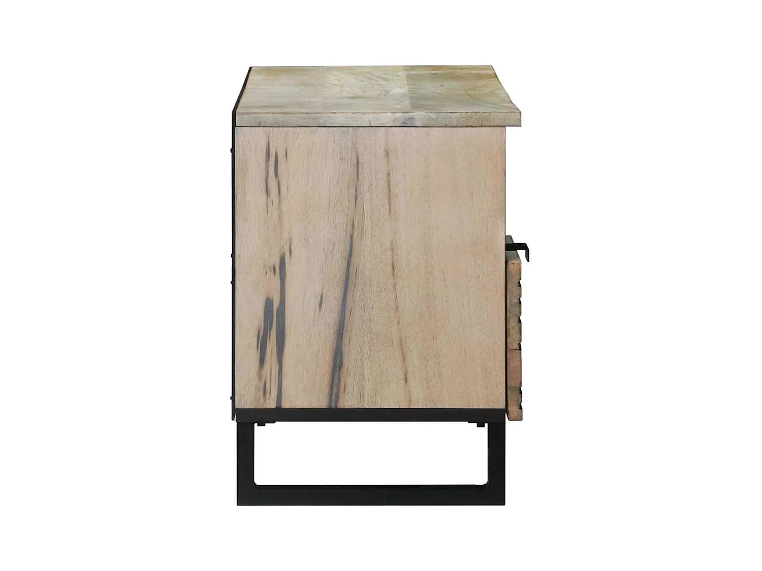 Meubles et étagères de rangement pour médias Blanc et Noir